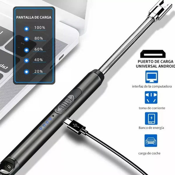 Encendedor de Plasma + Set de Cocina 5 Piezas Gratis 🎁