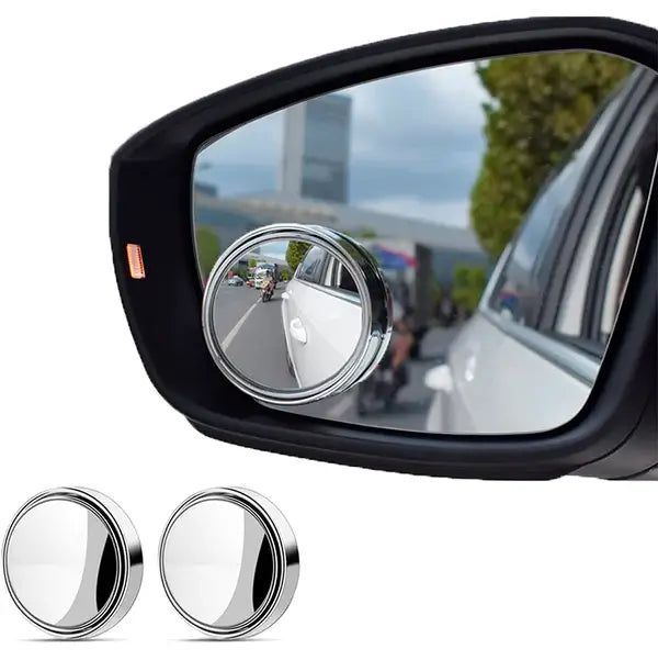 Espejo Anti Puntos Ciegos – Tecnología HD Sin Distorsión – Fácil Colocación (Pack x2)