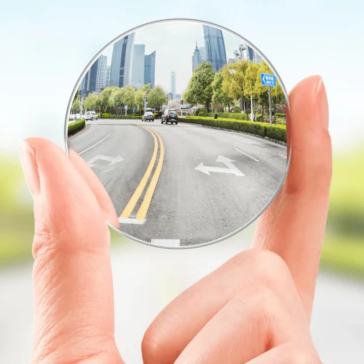 Espejo Anti Puntos Ciegos – Tecnología HD Sin Distorsión – Fácil Colocación (Pack x2)