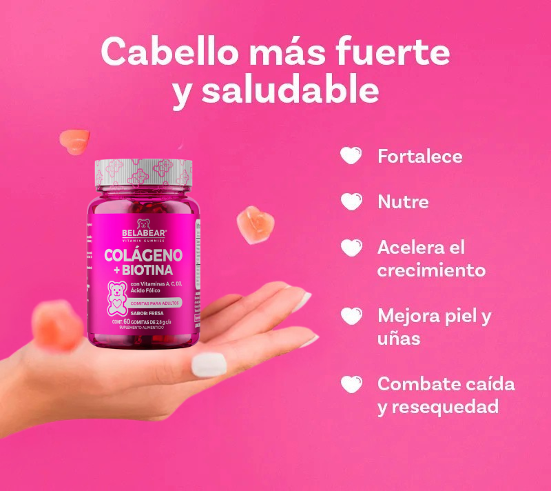 BelaBear 🍓 Cabello fuerte, piel radiante y autoestima arriba ✨