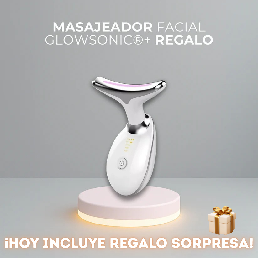 Masajeador Facial GlowSonic® + (regalo sorpresa comprando hoy)