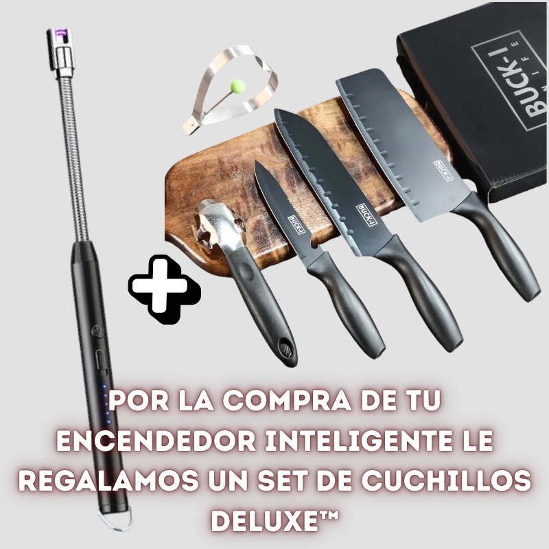 Encendedor de Plasma + Set de Cocina 5 Piezas Gratis 🎁
