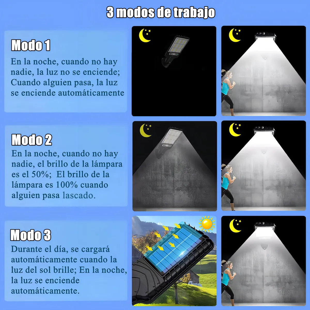 Luces Solares LED con sensor de movimiento! 💡  ¡PAGA 1 y LLEVA 2! 🎁