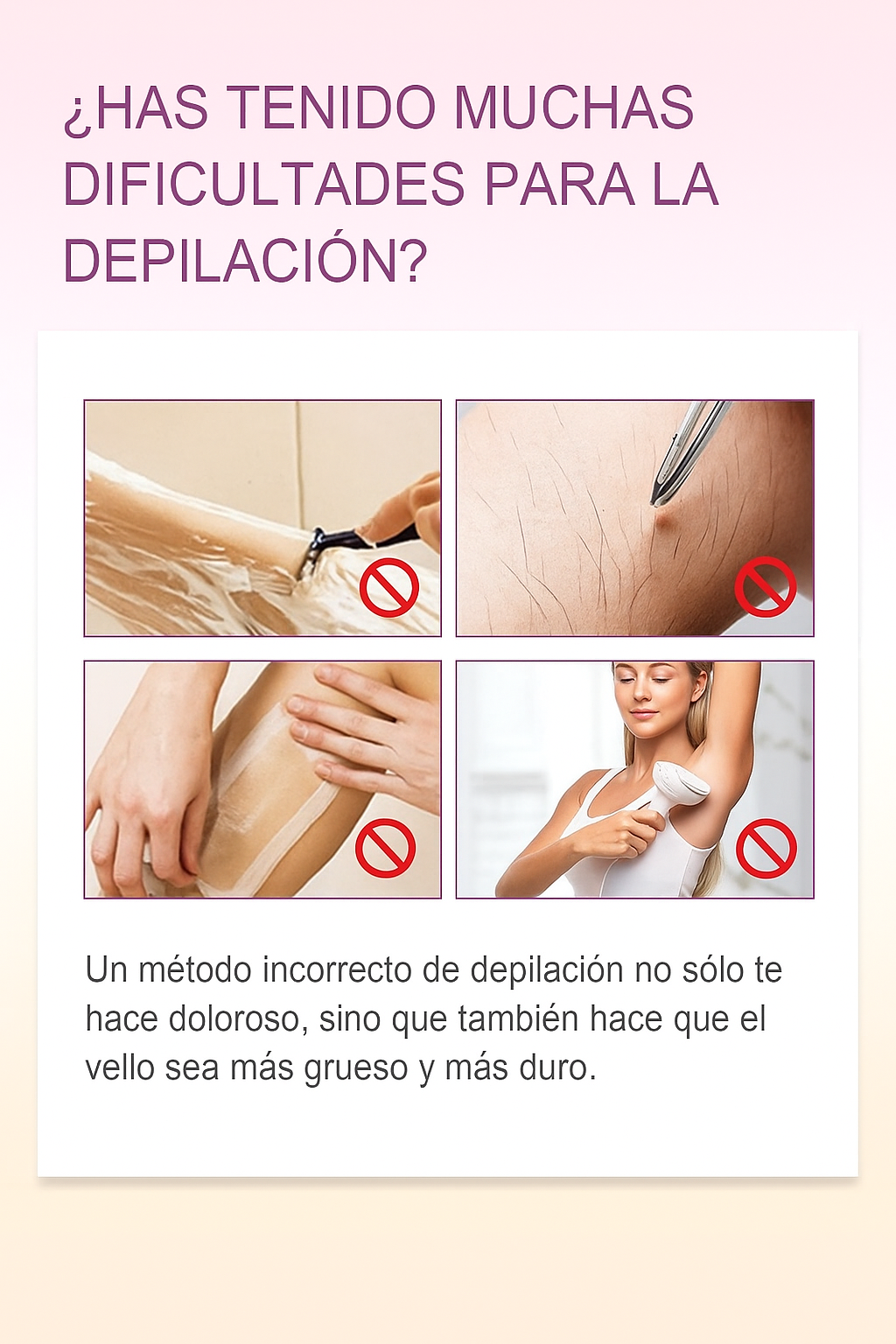 OFERTA Solo Hoy🚨!! COMPRA 1 LLEVA 2 ✅ Depilador Indoloro VelvetMist®
