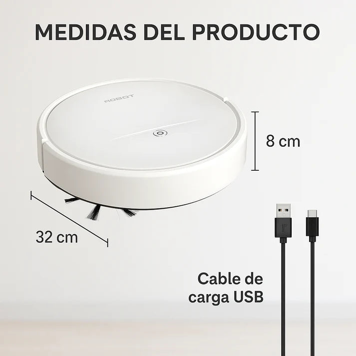 ROBOT INTELIGENTE 3 EN 1 ASPIRA/BARRE/HUMIDIFICA  Cleanme®