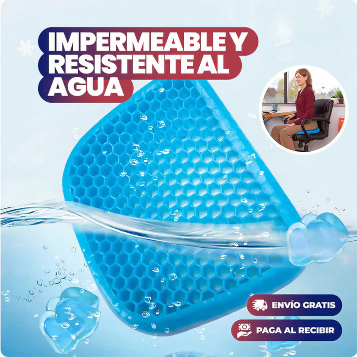 Cojín de Gel Ergonómico Gelaxis™ + Funda de Regalo