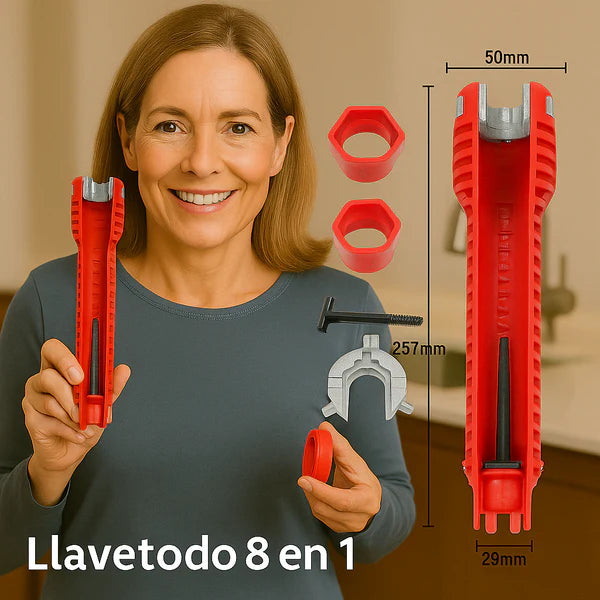 Llave Todo 8 en 1 – ¡Soluciona en segundos lo que parecía imposible! ✅
