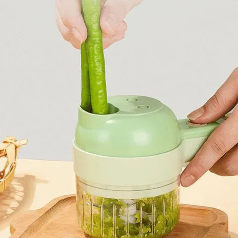 QuickPro® Eléctrico 4 en 1 ⚡ - Pica, Corta Y Tritura en Segundos🚀