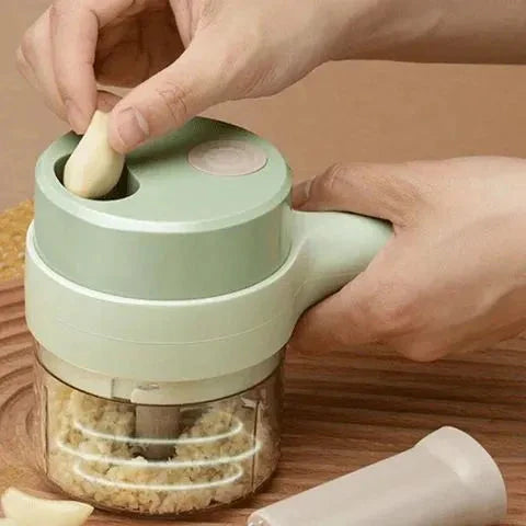 QuickPro® Eléctrico 4 en 1 ⚡ - Pica, Corta Y Tritura en Segundos🚀