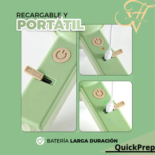 QuickPro® Eléctrico 4 en 1 ⚡ - Pica, Corta Y Tritura en Segundos🚀