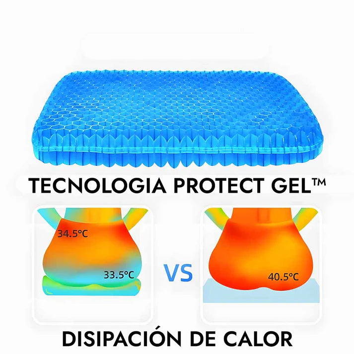 Cojín de Gel Ergonómico Gelaxis™ + Funda de Regalo