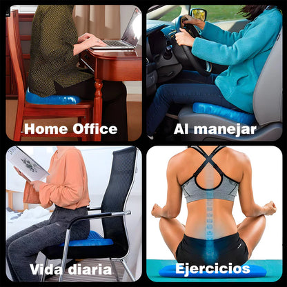 Cojín de Gel Ergonómico Gelaxis™ + Funda de Regalo