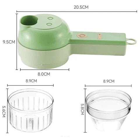 QuickPro® Eléctrico 4 en 1 ⚡ - Pica, Corta Y Tritura en Segundos🚀